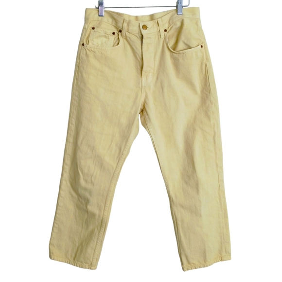 B Sides Blue Jeans Yellow. Size-28